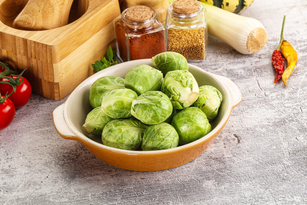 新鮮孢子甘藍（Brussels sprouts），營養豐富的抗氧化蔬菜