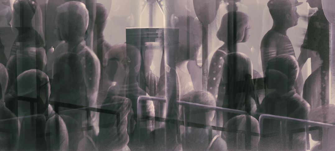 在模糊的人群中，唯有靜下來，才能穿越喧囂，聽見真正的自己。