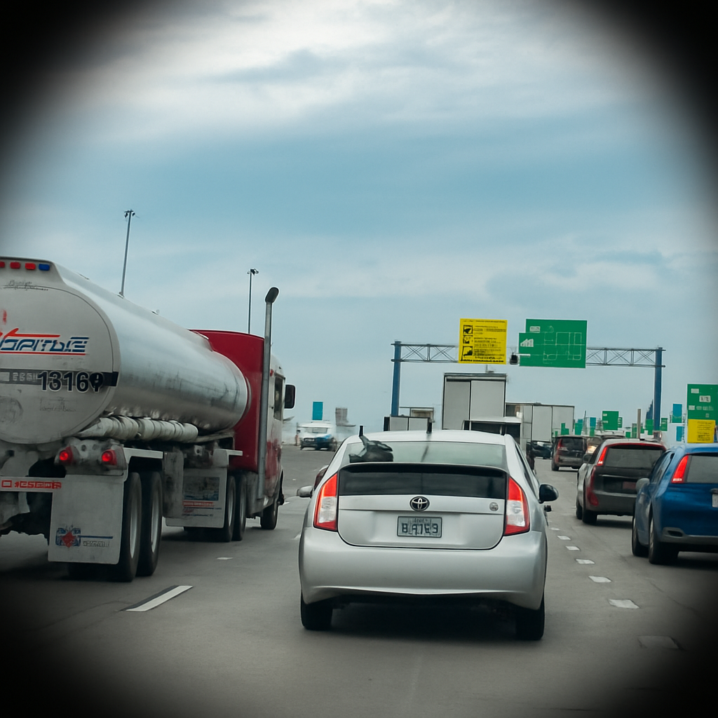 早期青光眼患者的視野模擬，周邊略有模糊但中央仍清晰