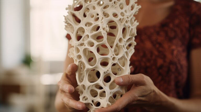human 3d printed bones ai generated