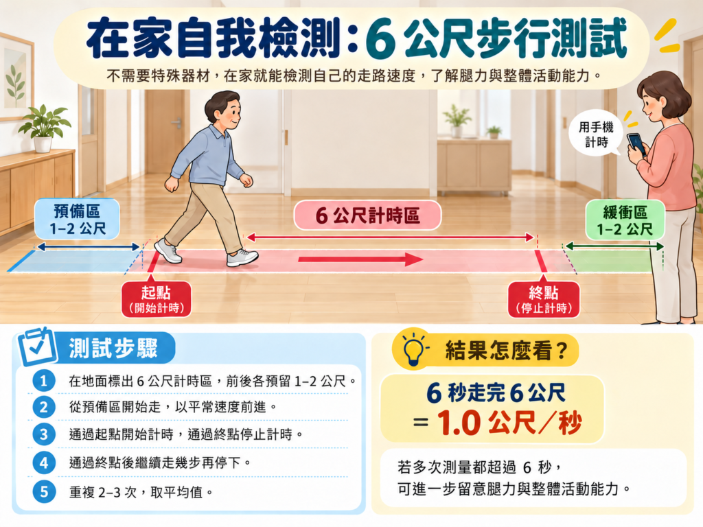 步行測試 - 肌少症